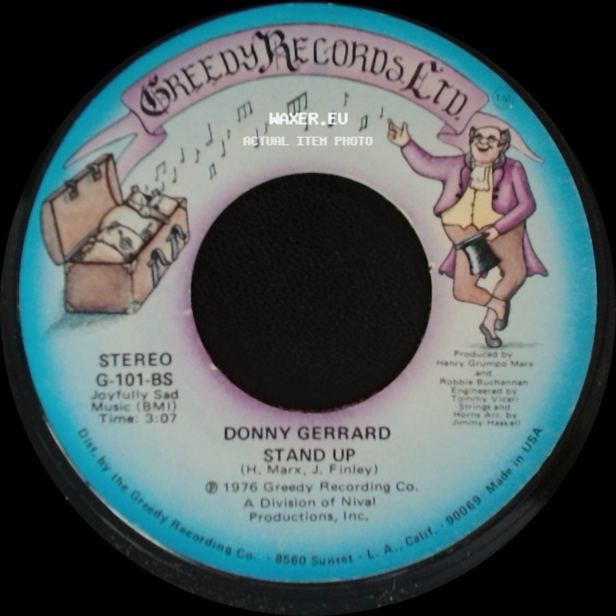 Donny Gerrard - Stand Up / Words (Are Impossible) side A
