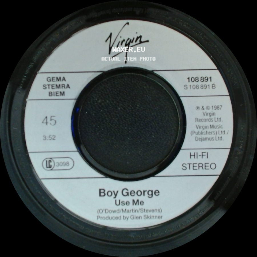 Boy George - Use Me / Everything I Own side A