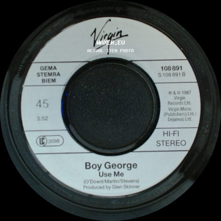 Boy George - Use Me / Everything I Own side A