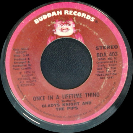 Gladys Knight And The Pips - Best Thing That Ever Happened To Me / Once In A Lifetime Thing side B