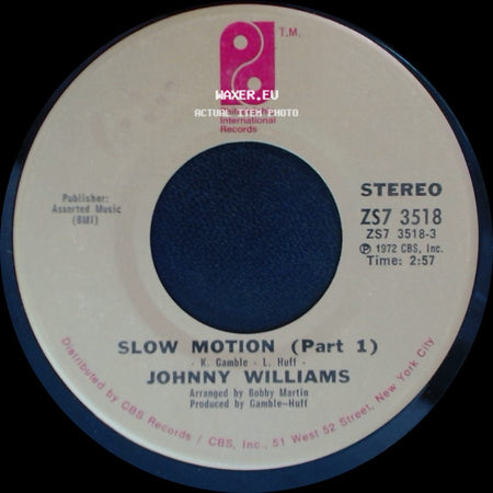 Johnny Williams - Slow Motion (Part 1) / Shall We Gather By The Water side A