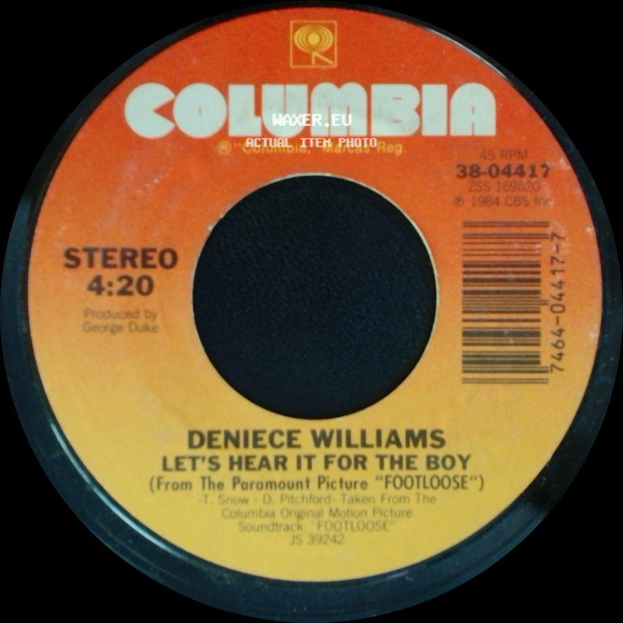 Deniece Williams - Let's Hear It For The Boy / Let's Hear It For The Boy side A