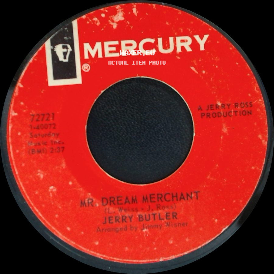 Jerry Butler - Cause I Love You So / Mr. Dream Merchant side B