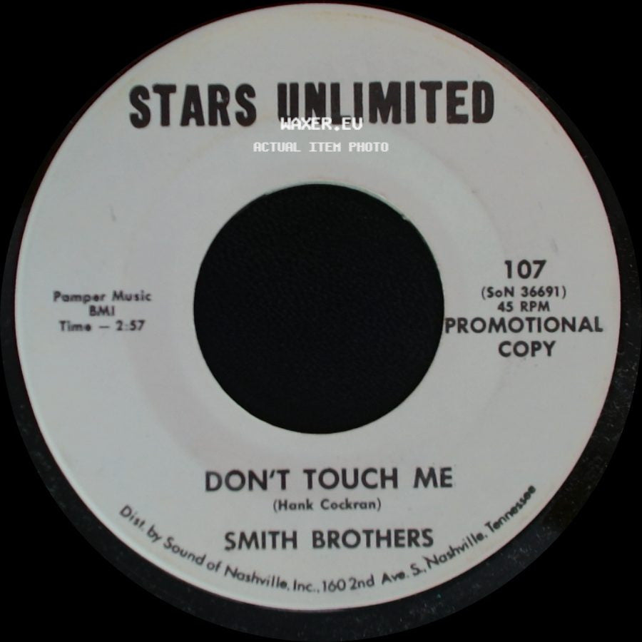 Smith Brothers - History Of Love / Don't Touch Me side B