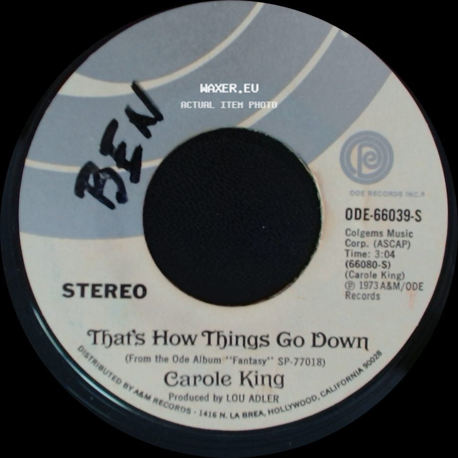 Carole King - That's How Things Go Down / Corazón side A