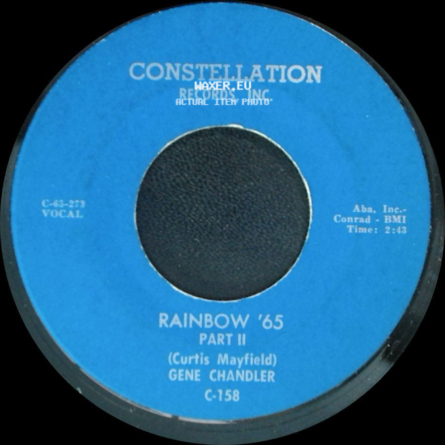 Gene Chandler - Rainbow '65 Part Ii / Rainbow '65 Part I side A