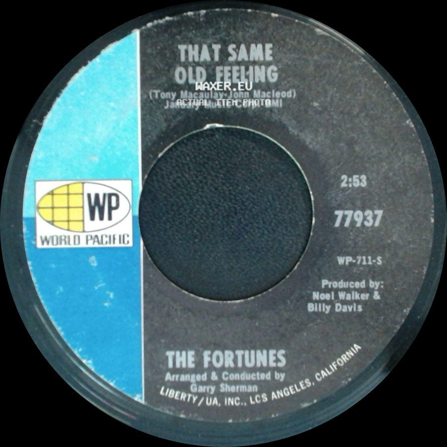 The Fortunes - That Same Old Feeling / Lifetime Of Love side A