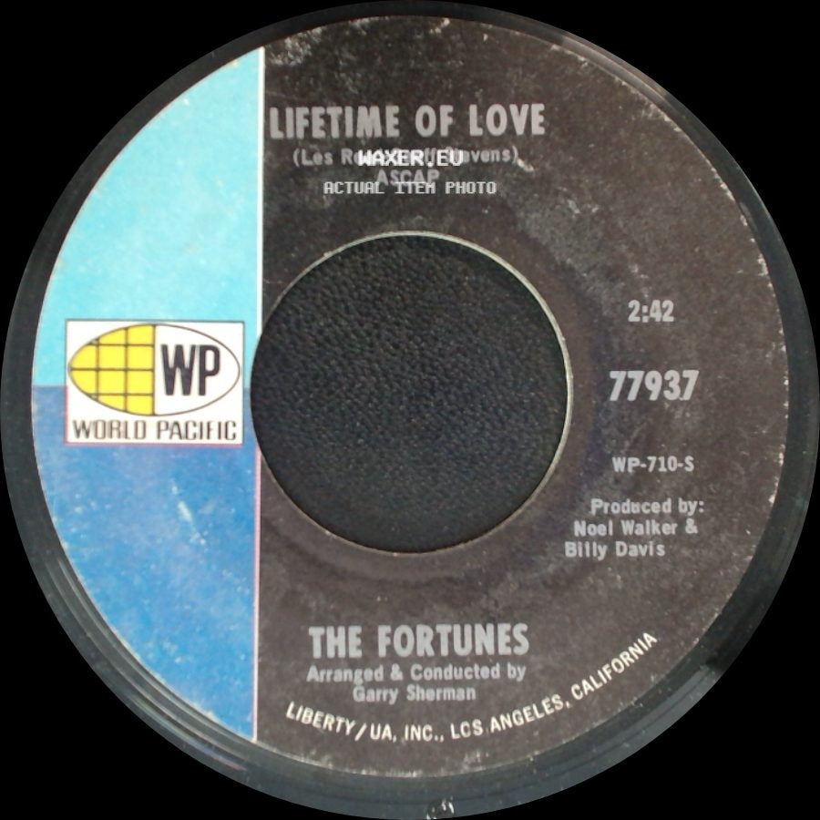 The Fortunes - That Same Old Feeling / Lifetime Of Love side B