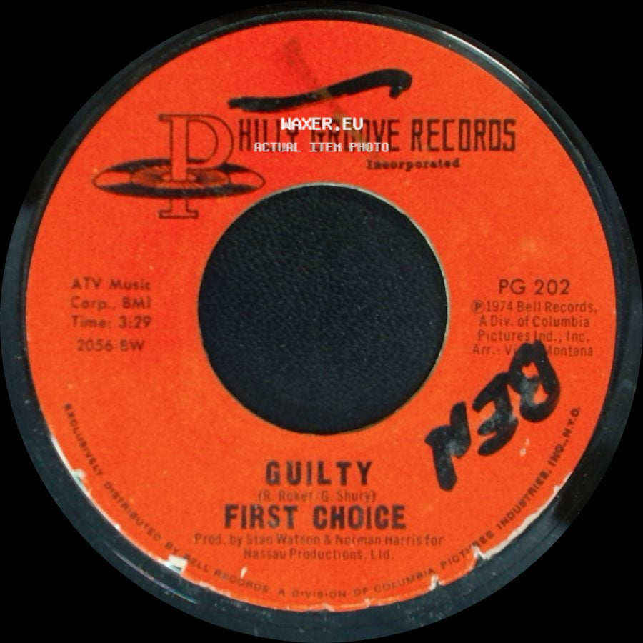 First Choice - Guilty / Wake Up To Me side A