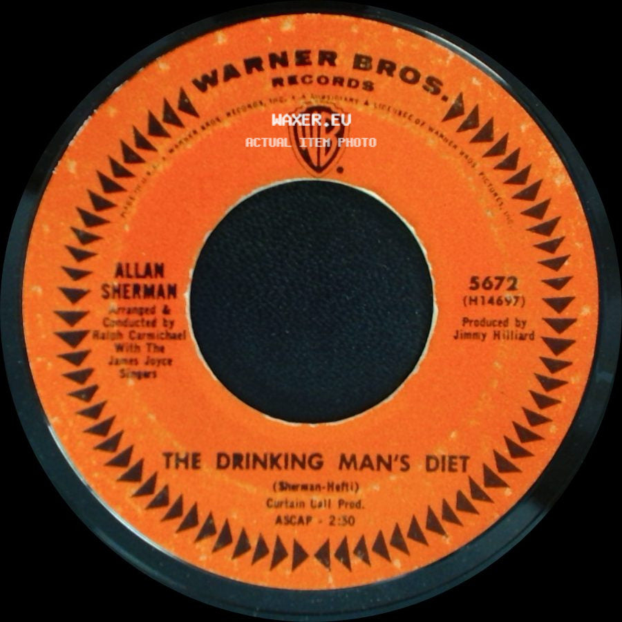 Allan Sherman - The Drinking Man's Diet / The Laarge Daark Aardvark Song side A