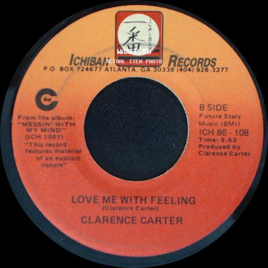 Clarence Carter - Strokin' / Love Me With Feeling side B