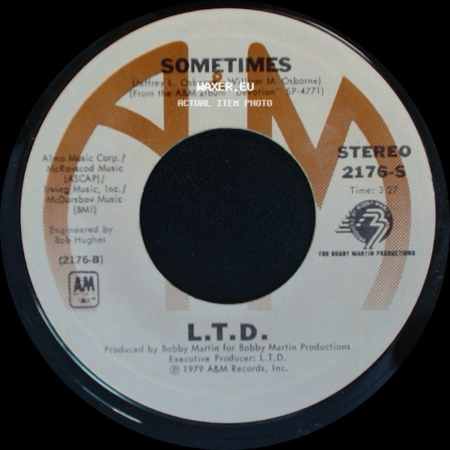 L.T.D. - Share My Love / Sometimes side B