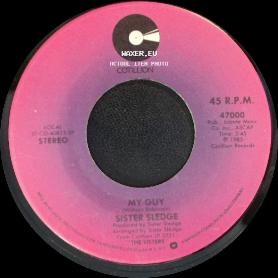 Sister Sledge - Il Macquillage Lady / My Guy side B
