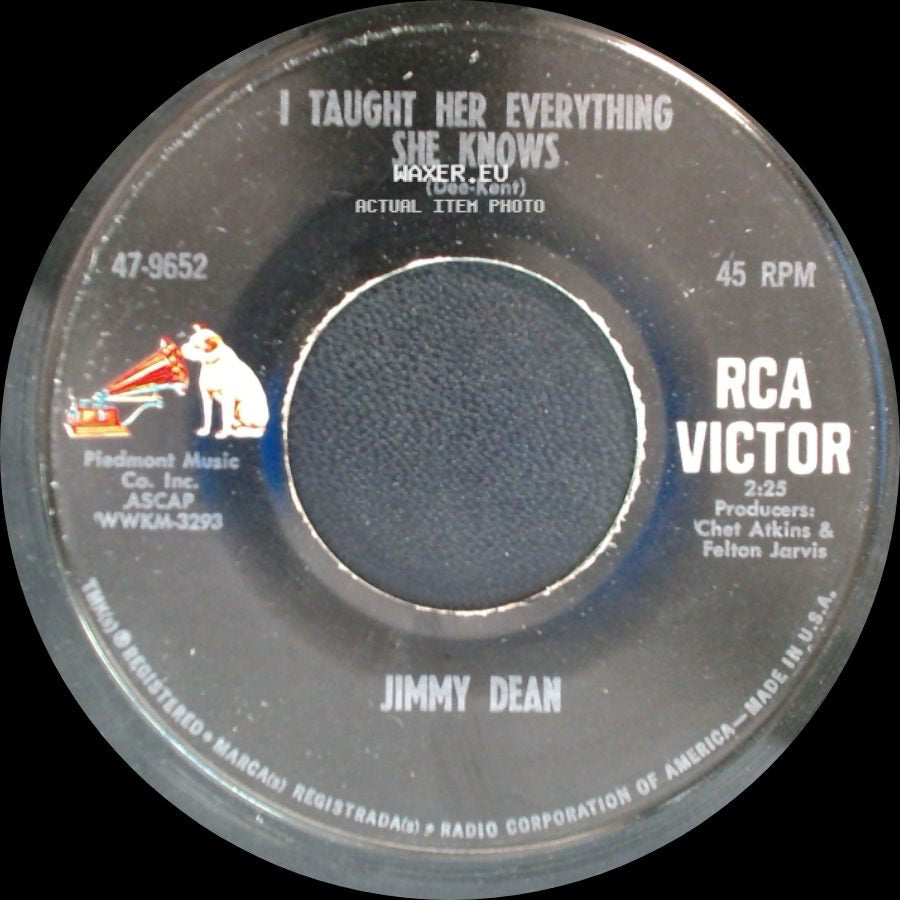 Jimmy Dean - I Taught Her Everything She Knows / A Hammer And Nails side A