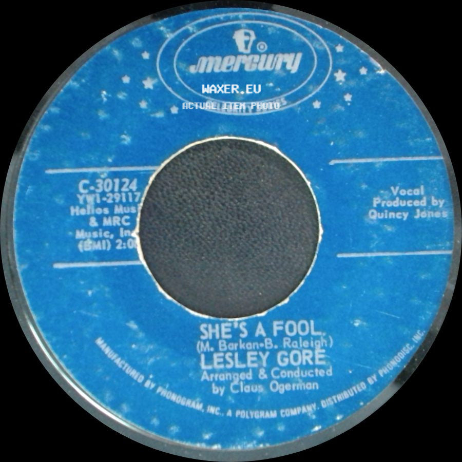 Lesley Gore - It's My Party / She's A Fool side B