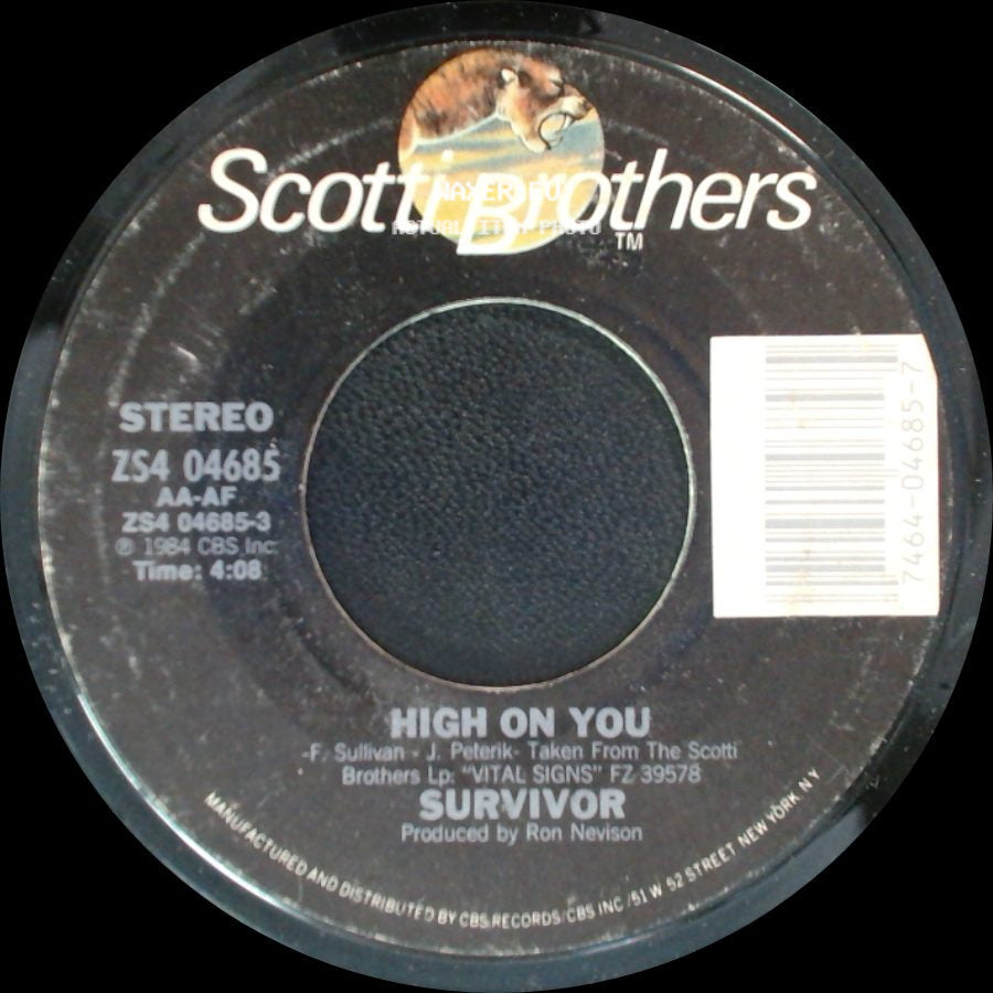Survivor - High On You / Everlasting side A