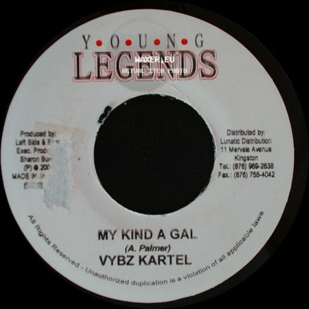 Qt / Vybz Kartel - Cupid / My Kind A Gal side B