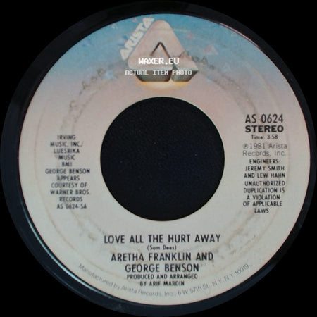 Aretha Franklin / Aretha Franklin And George Benson - Whole Lot Of Me / Love All The Hurt Away side B