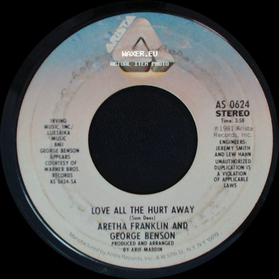 Aretha Franklin / Aretha Franklin And George Benson - Whole Lot Of Me / Love All The Hurt Away side B