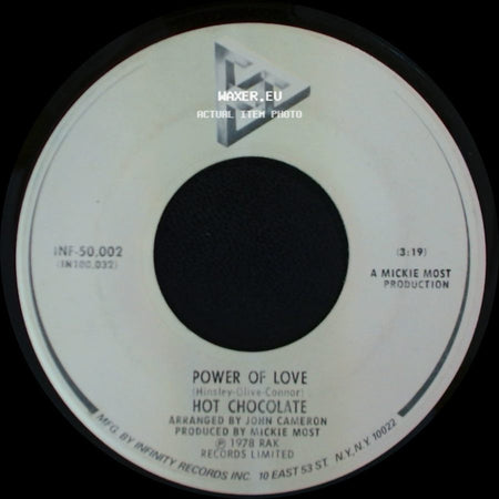 Hot Chocolate - Power Of Love / Every 1's A Winner side A