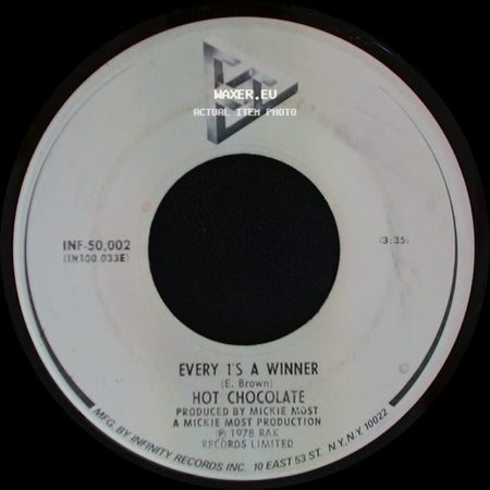 Hot Chocolate - Power Of Love / Every 1's A Winner side B