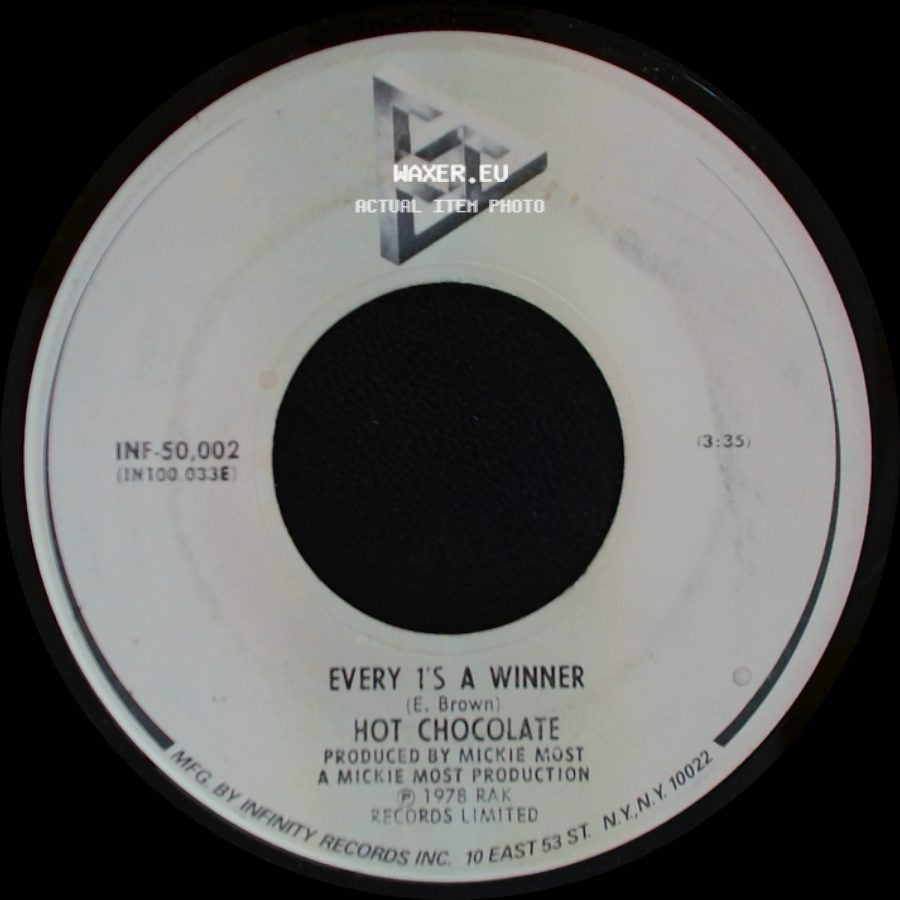 Hot Chocolate - Power Of Love / Every 1's A Winner side B