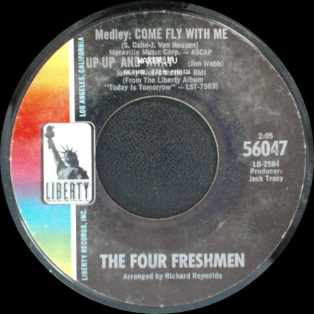 The Four Freshmen - Medley: Come Fly With Me / Up-Up And Away / Medley: Cherish / Windy side A