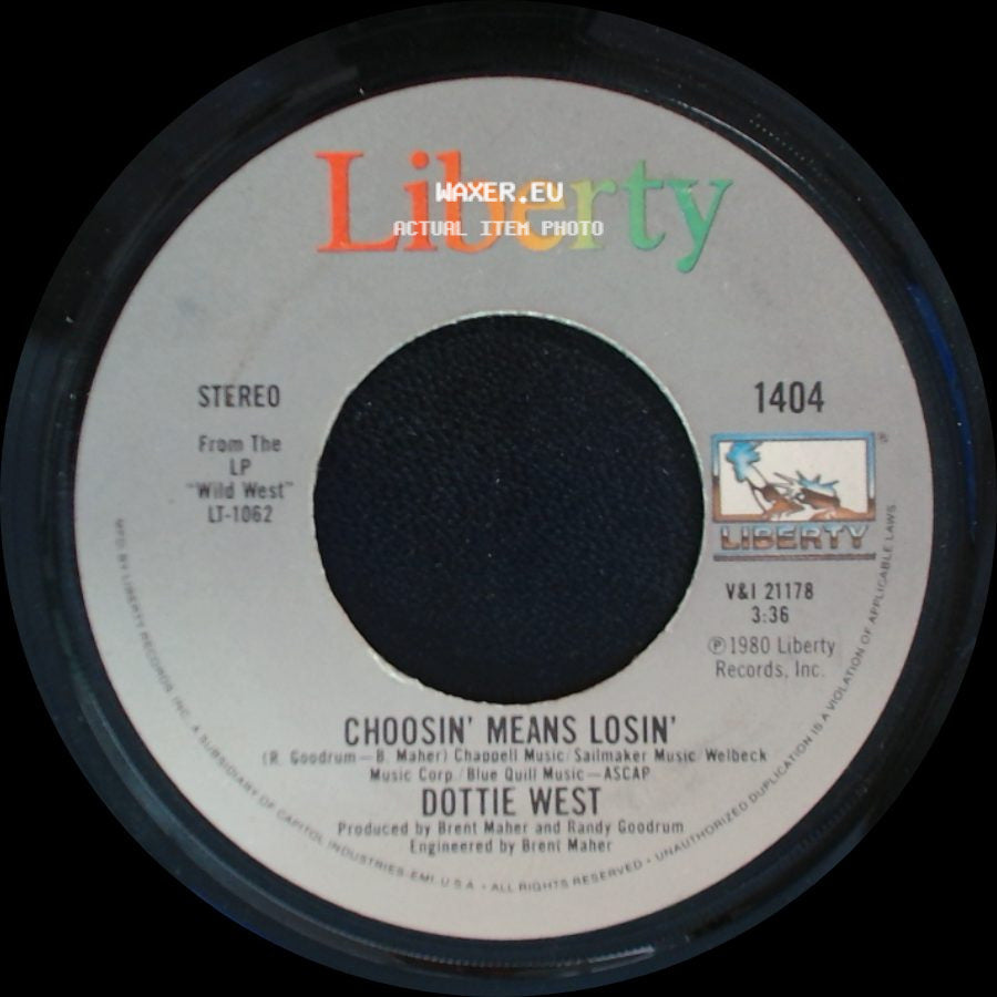 Dottie West - Choosin' Means Losin' / What Are We Doin' In Love side A