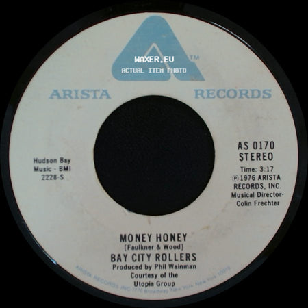 Bay City Rollers - Maryanne / Money Honey side B