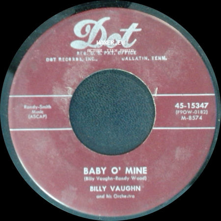 Billy Vaughn And His Orchestra - Silver Moon / Baby O' Mine side B
