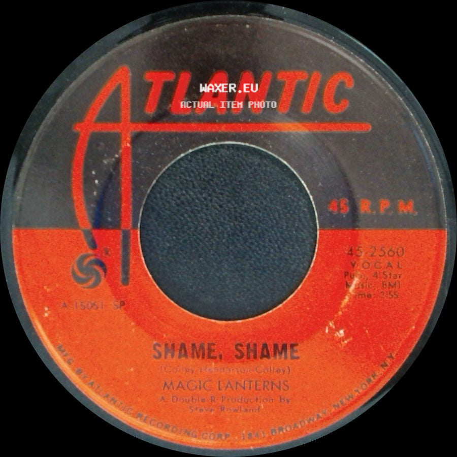 Magic Lanterns - Baby, I Gotta Go Now / Shame, Shame side B