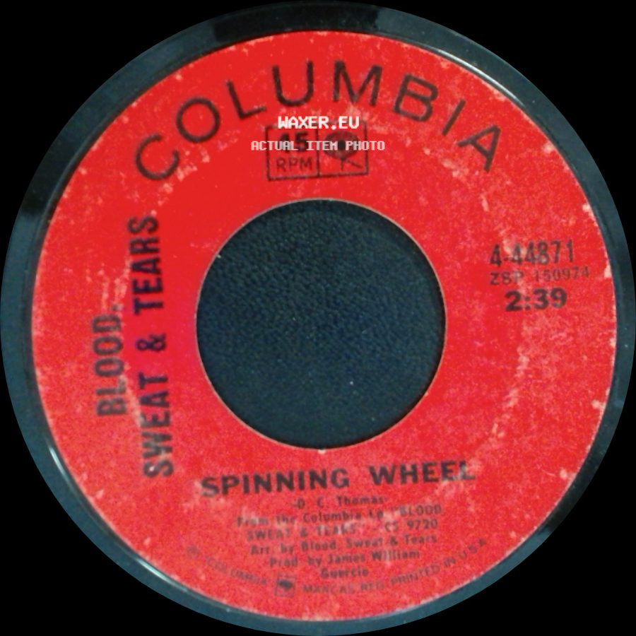 Blood, Sweat & Tears - More And More / Spinning Wheel side B