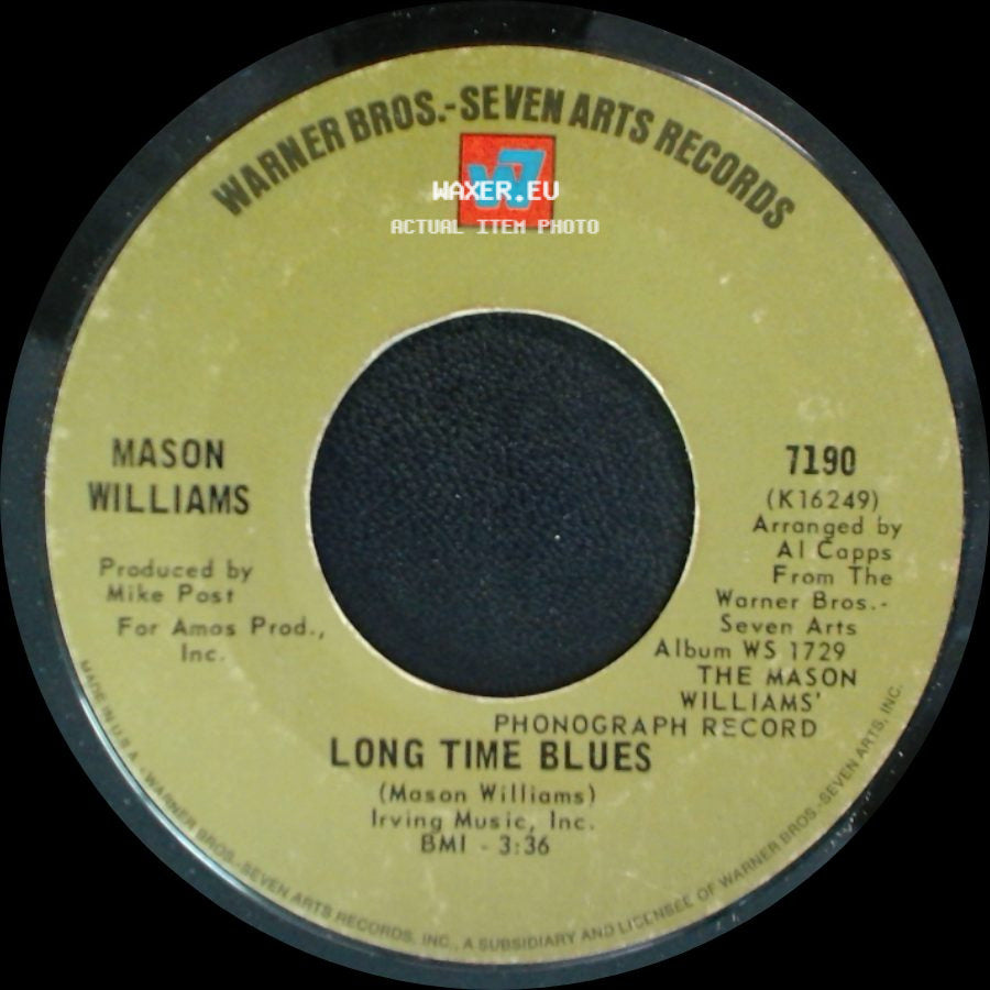 Mason Williams - Long Time Blues / Classical Gas side A