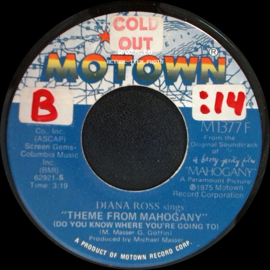 Diana Ross - No One's Gonna Be A Fool Forever / Theme From Mahogany (Do You Know Where You're Going To) side B