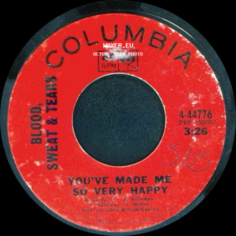 Blood, Sweat & Tears - Blues - Part 1 / You've Made Me So Very Happy side B