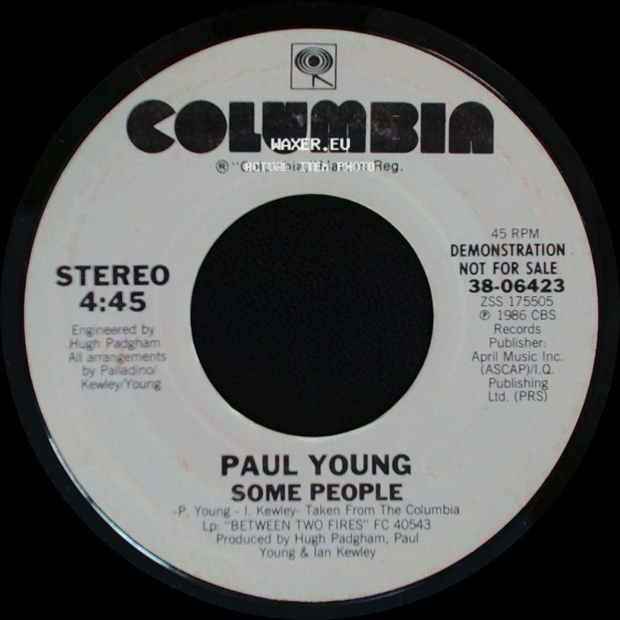 Paul Young - Some People / Some People side A