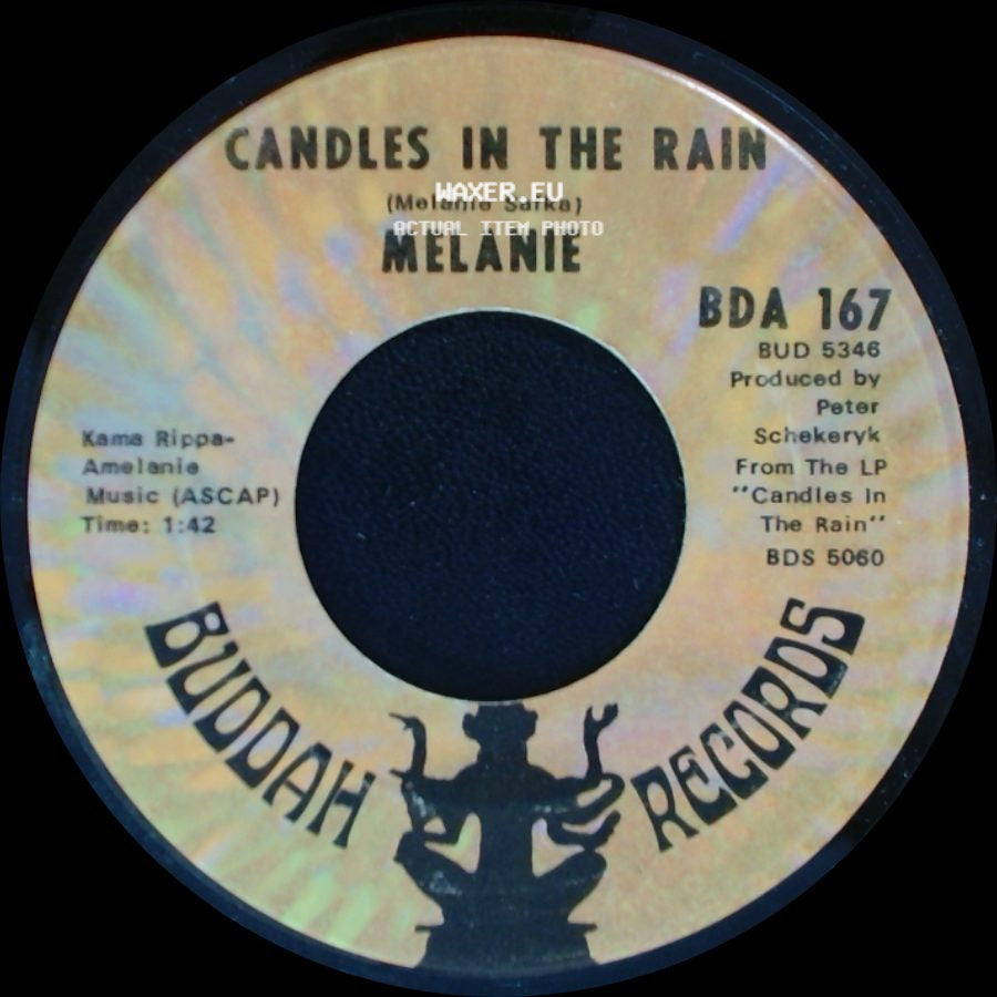Melanie With The Edwin Hawkins Singers / Melanie - Lay Down (Candles In The Rain) / Candles In The Rain side B