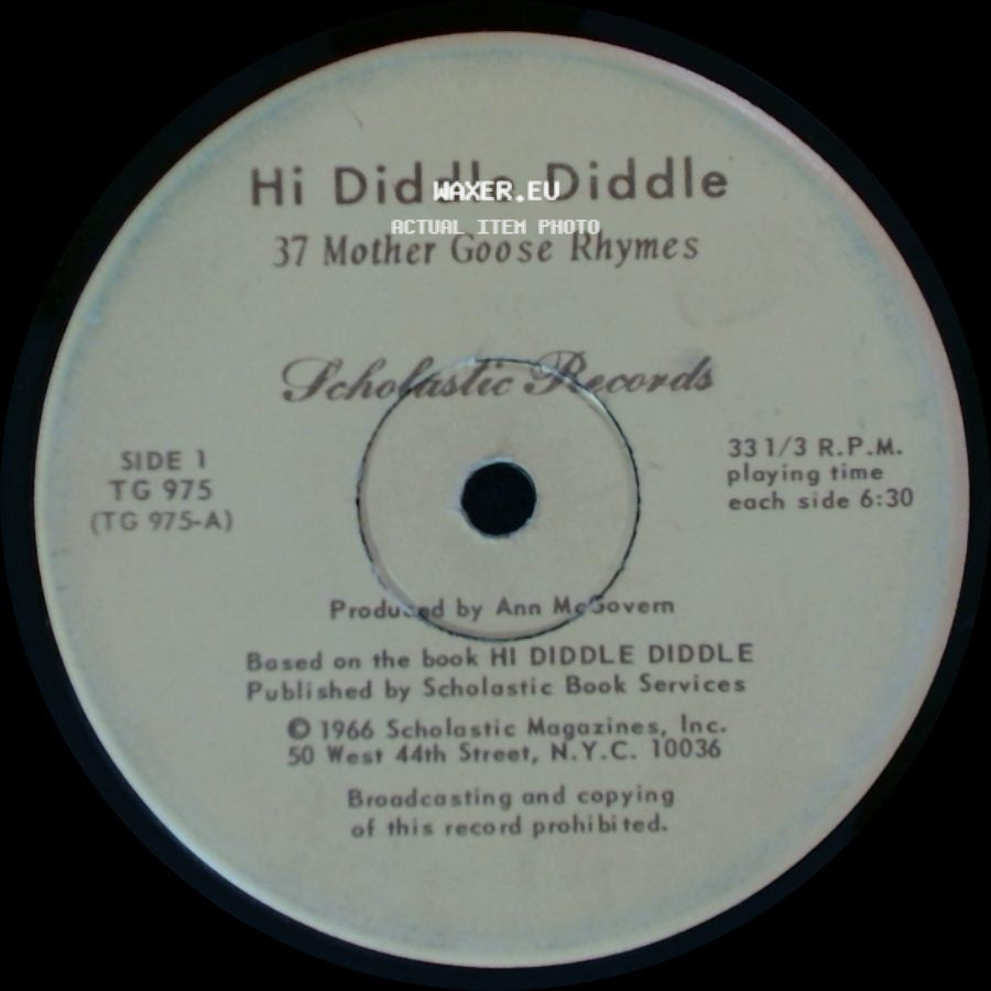 Unknown Artist - Hi Diddle Diddle / Hi Diddle Diddle side A