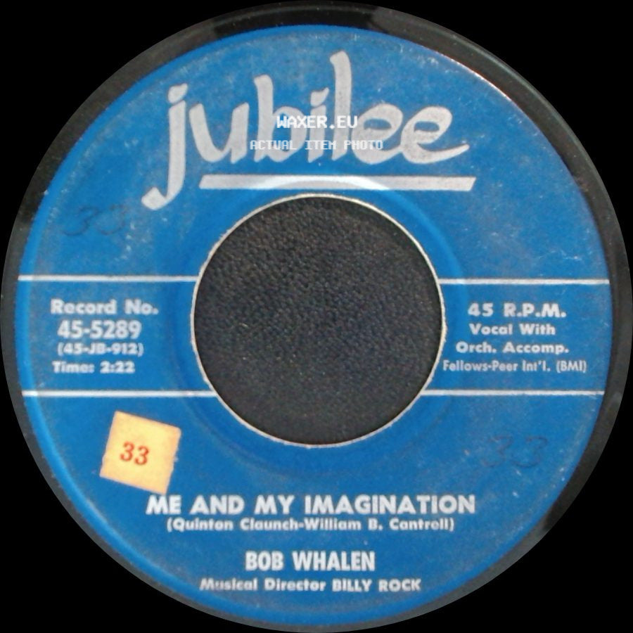 Bob Whalen - Me And My Imagination / Sunshine And Rain side A