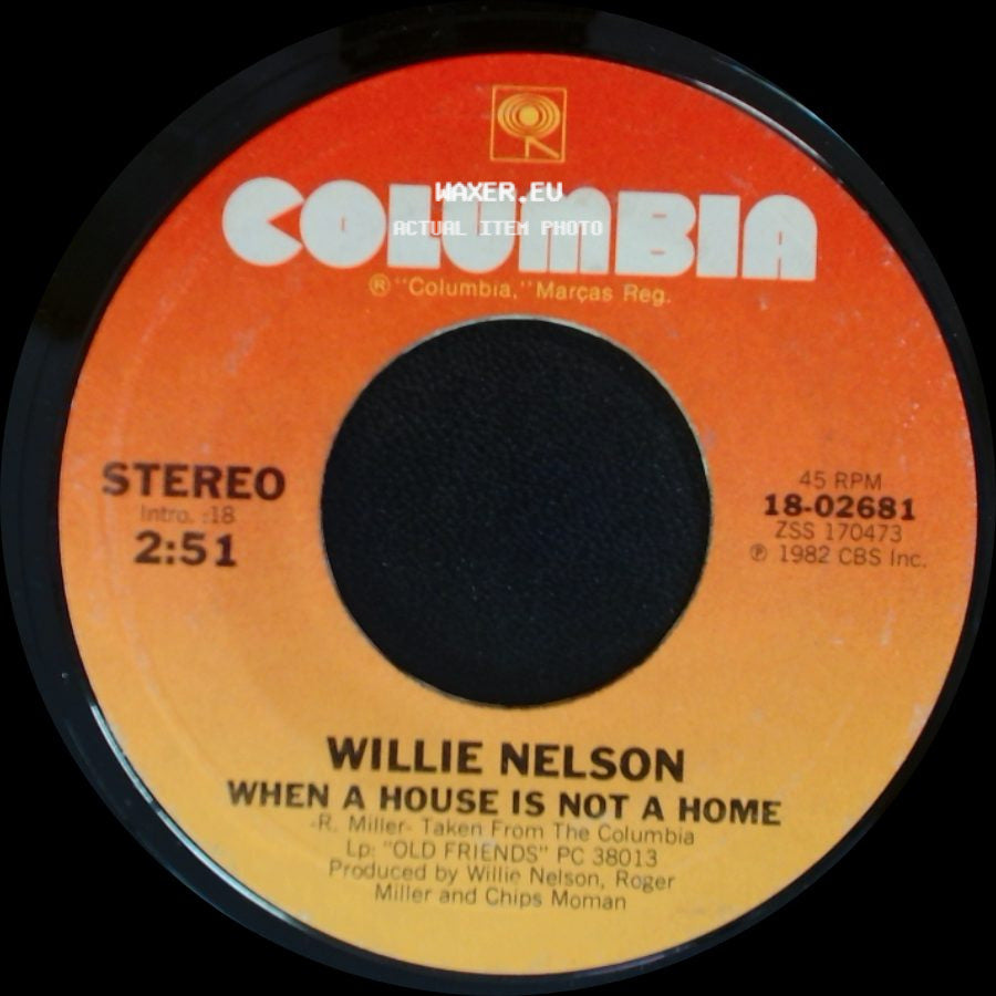 Willie Nelson / Roger Miller & Willie Nelson (With Ray Price) - When A House Is Not A Home / Old Friends side A