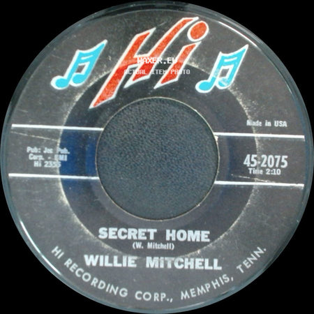 Willie Mitchell - "20-75" / Secret Home side B