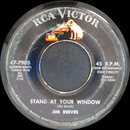 Jim Reeves - Stand At Your Window / What Would You Do? side A