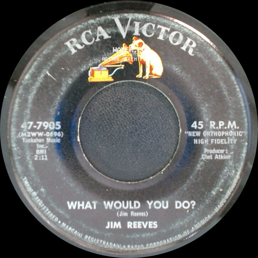 Jim Reeves - Stand At Your Window / What Would You Do? side B