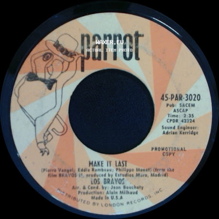 Los Bravos - Make It Last / Bring A Little Lovin' side A
