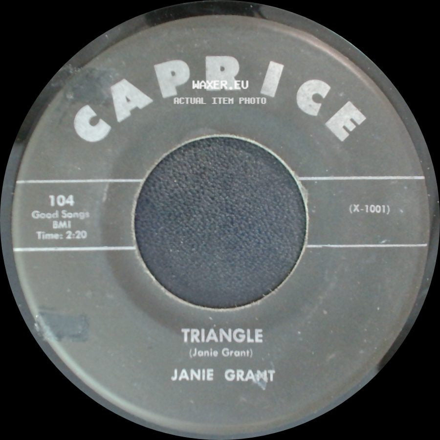 Janie Grant - Triangle / She's Going Steady With You side A