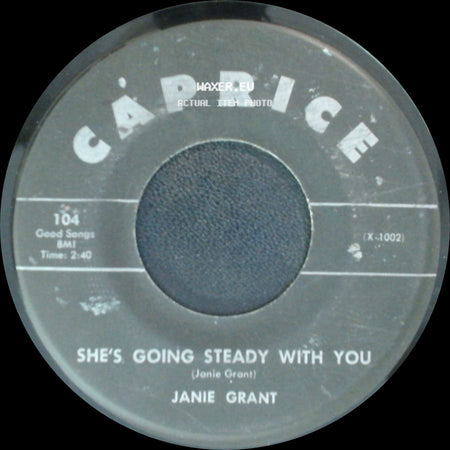 Janie Grant - Triangle / She's Going Steady With You side B