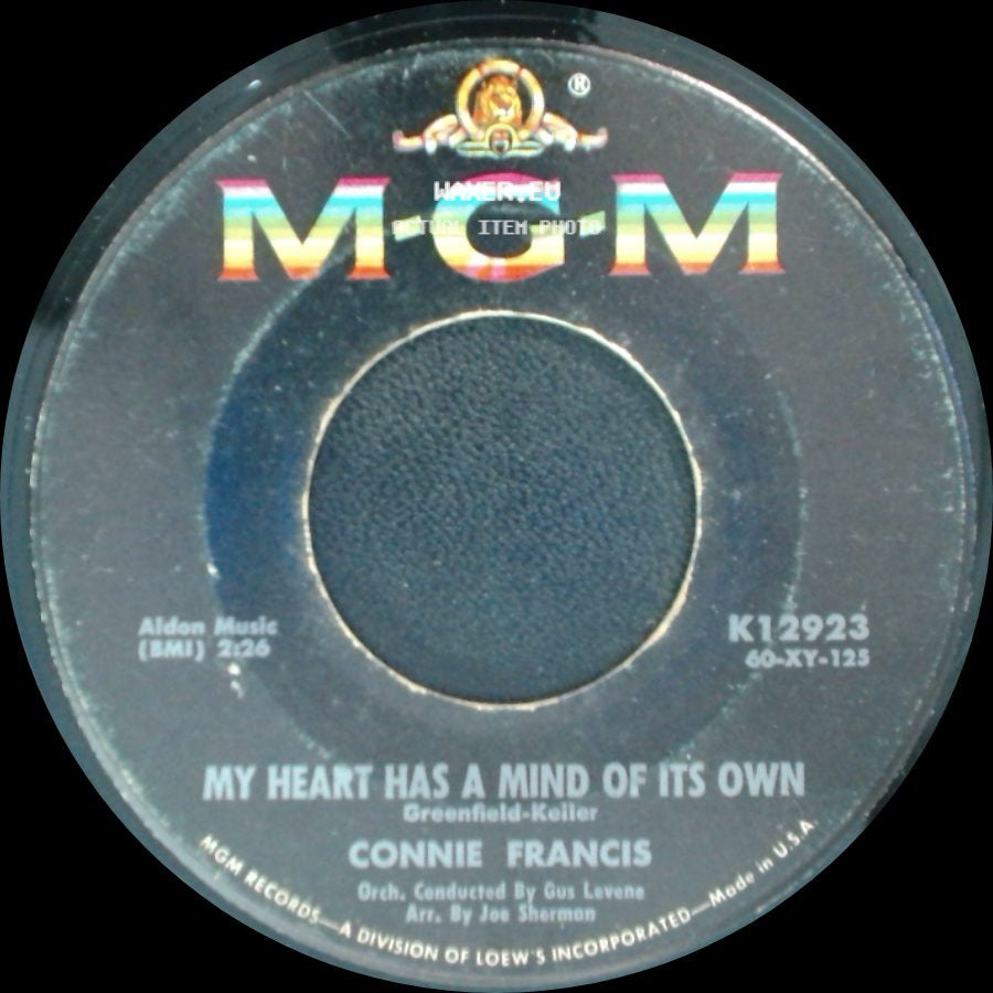 Connie Francis - My Heart Has A Mind Of Its Own / Malagueña side A