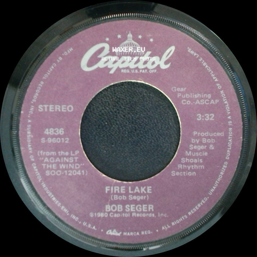 Bob Seger - Long Twin Silver Line / Fire Lake side B