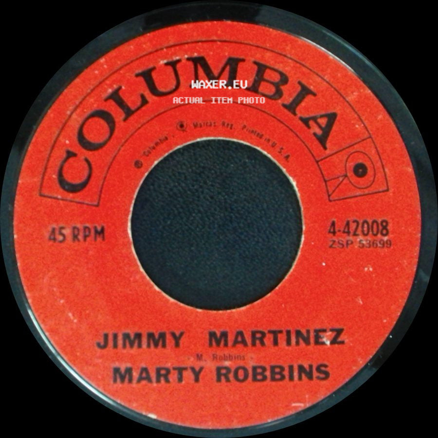 Marty Robbins - Ghost Train / Jimmy Martinez side B