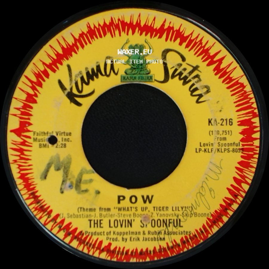 The Lovin' Spoonful - Rain On The Roof / Pow side B